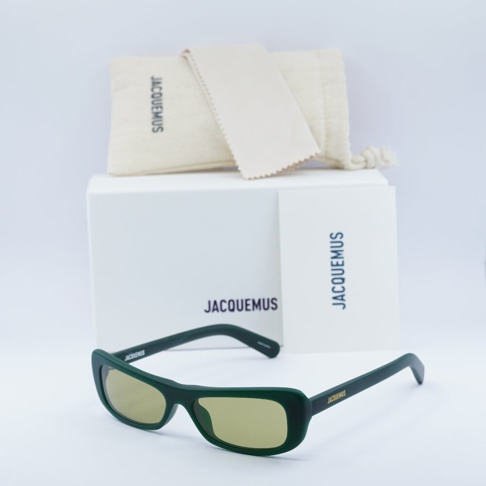 Jacquemus CAPRI JAC/55 C3 Rectangle Sunglasses - Green